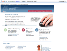 Tablet Screenshot of otdbase.org